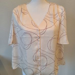Ivory Joie Cadell B Blouse Size M Medium